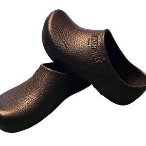 Birkenstock Black Synthetic Clogs Size 37 EU / 6 US Womens Slip Resistant Profes